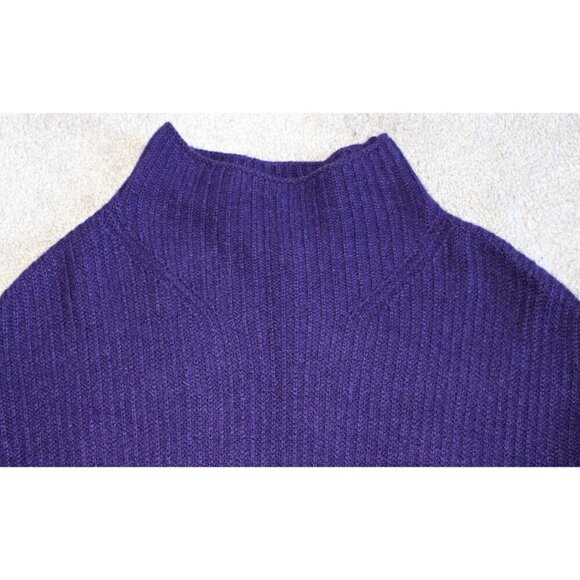 Magaschoni Cashmere - Women's Funnel Neck, Ribbed Tunic, XS - Picture 5 of 8